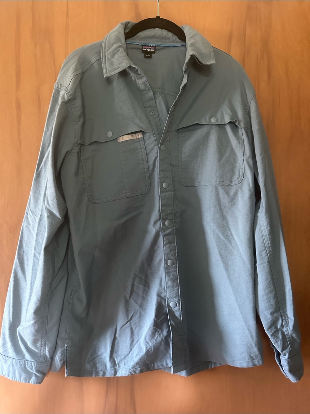Patagonia Stretch Sun Vented Fishing Shirt Jacket Blue Men’s Size Small
